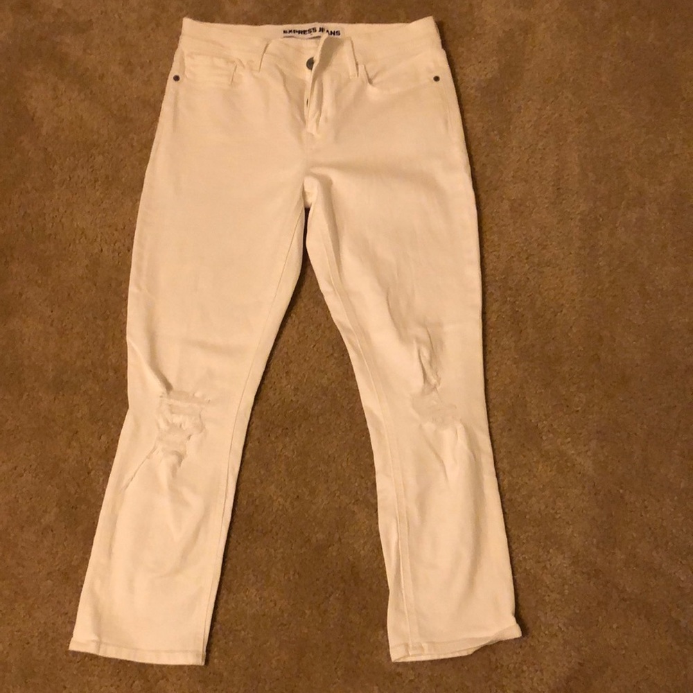 Express cropped mid rise legging